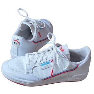 Adidas Sneakers Toy Story 4 Forky Continental 80 White Red Blue Big Kid Size 6